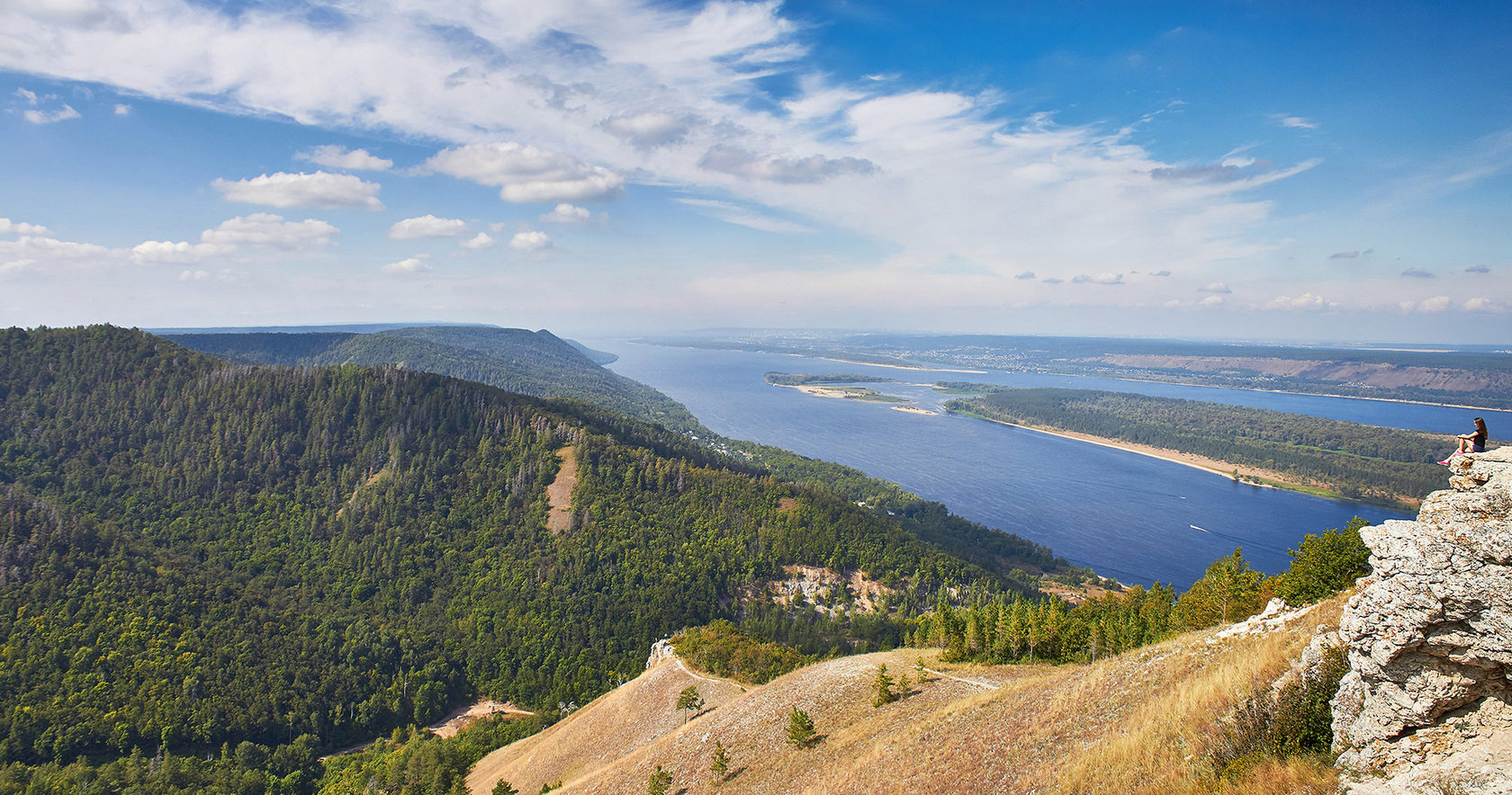 Самарская лука на автомобиле